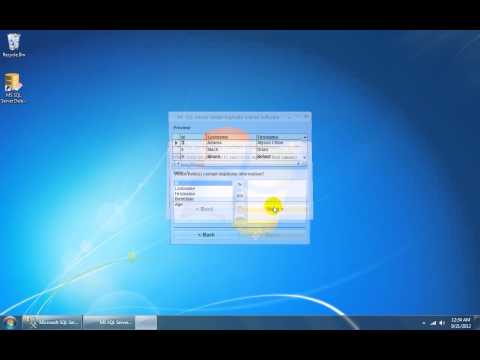 MS SQL Server Delete Duplicate Entries Software