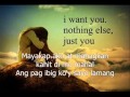 kahit sandali (lyrics)-Jennylyn Mercado 