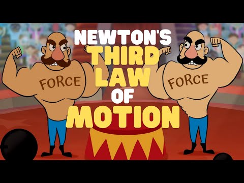 Newton's Third Law of Motion | Newton's Laws of Motion | Video for Kids