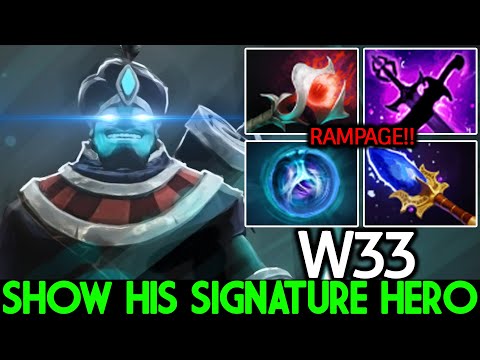 W33 [Storm Spirit] Show His Signature Hero with Insane Rampage Dota 2
