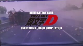 Initial D Blind Attack Goes Wrong (CRASH COMPILATION)