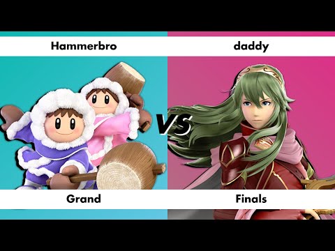SSBU Just Playing the Game 28! Grand Finals: Hammerbro (Iceclimbers) vs daddy (Lucina)