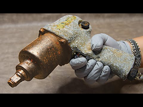 Ultimate Restoration:  Completely wrecked Inger Air Impact Wrench