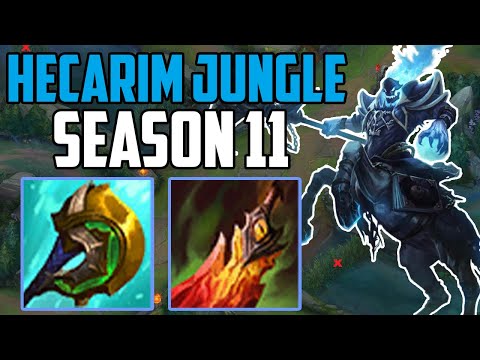 Hecarim Jungle Gameplay in Diamond 1 (Season 11)