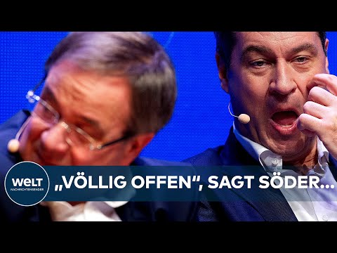 UNION-ZOFF: Armin Laschet oder Markus Söder? Kanzlerkandidatenfrage laut Söder "völlig offen"!