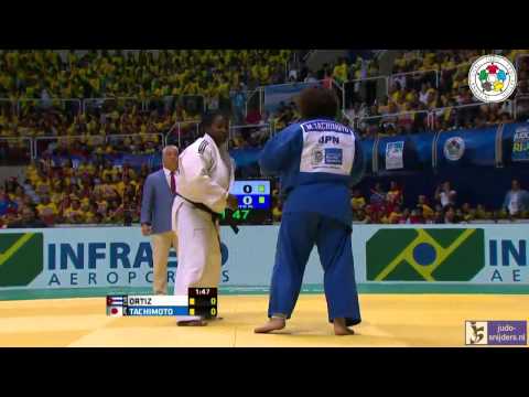Judo 2013 World Championship Rio de Janeiro: Ortiz (CUB) - Tachimoto (JPN) [+78kg] semi-final