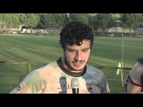 Ruben Riccioli al termine del match contro Viadana