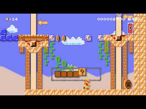 MYSTERIES of the DESERT ARCHWAYS by ~ SMH ~ - Super Mario Maker 2 - No Commentary 1cb 022020