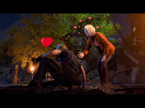 Resident Evil 4 Remake - All Leon and Ashley Sexy/Flirting Conversation
