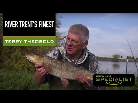 Barbefiskeri med Terry Theobald i River Trent i England