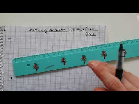 Physik Klasse 8 - Das Hooke'sche Gesetz