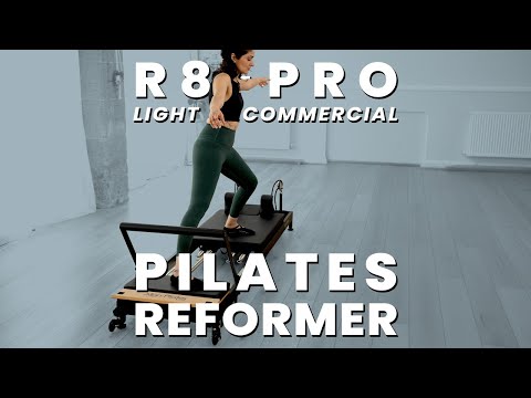 Slide 12 - R8-Pro Pilates Reformer - Black (video)