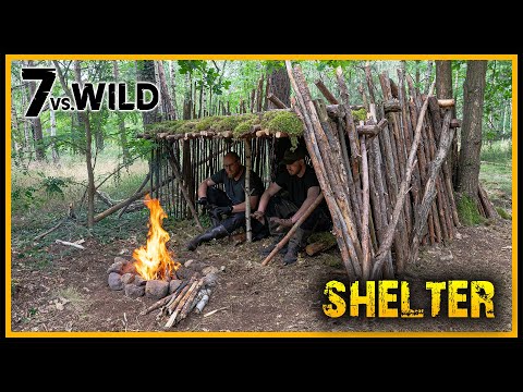 Video Thumbnail: 7 vs. Wild Shelter - Umbau und Übernachtung - Bushcraft Survival Outdoor