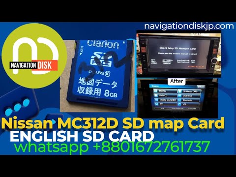 NISSAN MC312D-W RADIO SD card - how to install and fixed. Customer video | Know your Nissan Radio