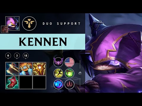 Kennen Support vs Janna - NA Master Patch 25.24