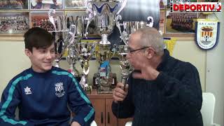 Vídeo entrevista a Carlos Giménez Ewan, jugador del equipo Cadete A del CF Alfaz del Pi