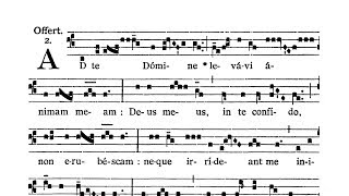 Dominica X post Pentecosten - Offertorium (Ad Te Domine levavi)
