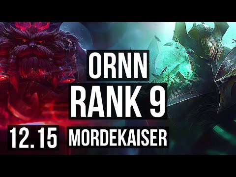 ORNN vs MORDEKAISER (TOP) | Rank 1 Ornn, Rank 9, 3/2/14 | NA Challenger | 12.15