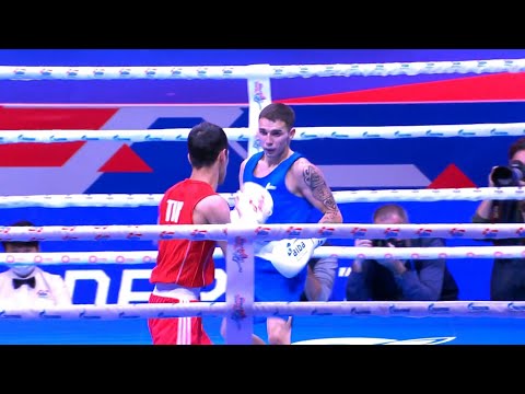 Day 3 (48kg) UNLU Muhammet (TUR) vs AMETOVIC Omer (SRB) | AIBA WCHs 2021