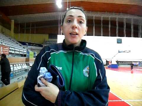 25/02/2011 Declaraciones de Marina Ferragut tras Celta - Hondarribia