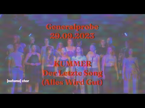 [nofomo] sing: KUMMER – Der Letzte Song (Alles Wird Gut) feat. Fred Rabe/Nina Chuba