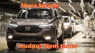 Nova Fiat Strada  chegará 2023\/24 com motor 1.0 Turbo Flex e câmbio CVT.