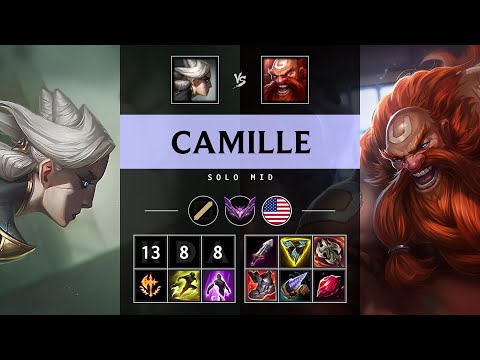 Camille Mid vs Gragas - NA Master Patch 25.21