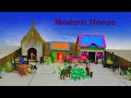 DIY Make Modern House I Bullock Cart I Cow And Horse Shed I Ashton Creative I