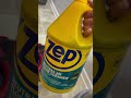 Cleaning YEARS of dirt off of linoleum floor! | Zep floor cleaner | Cleaning floors before & after