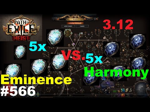 [Path of Exile] 5 Eminence or 5 Harmony Jewels? How To Calculate Your Ratio in 3.12 Heist - 566