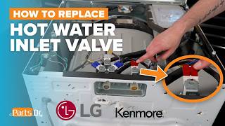 No hot water? Replace Hot Water Inlet Valve part # 5220FR2006H on your LG Kenmore Washer