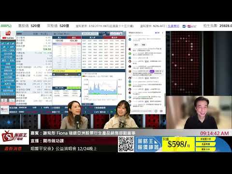 開市做功課｜Rex｜Joyee｜Athena｜Fiona｜2025年11月27日