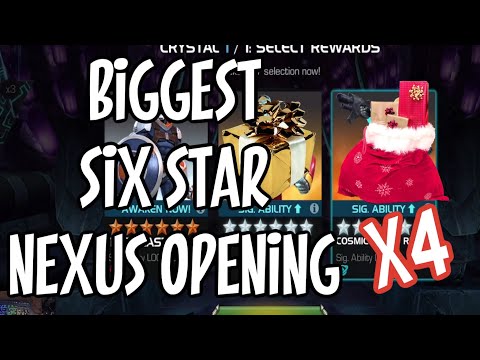 4x Six Star Nexus Crystals!! and 10+ 5 Star Nexus Crystals WOW!! BIG Opening MCOC