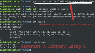 Create a Shared Object using GCC and C Language