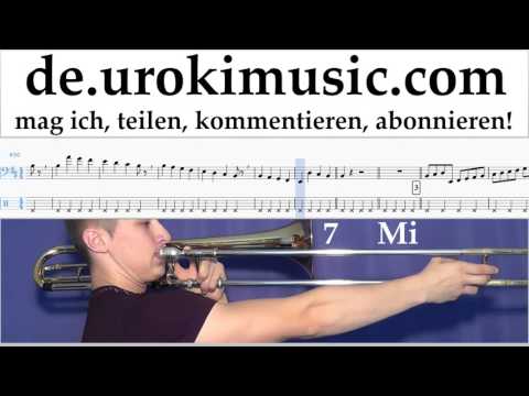 Posaunenunterricht Luis Fonsi - Despacito Noten Lernen Teil#1 um-a995