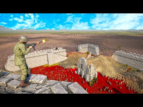 Elite MILITARY Fortress Base Against DEMONIC ARMY from HELL  | Ultimate Epic Battle Simulator 2
