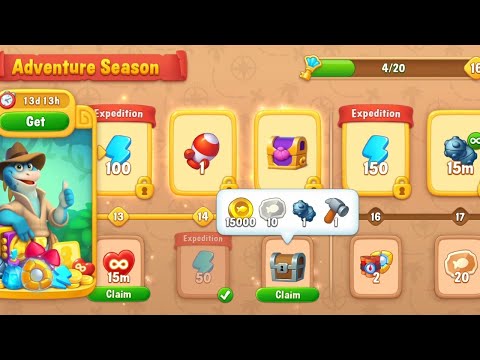 @Fishdom Level 11703 - 11707. Adventure Season Level 15 🔓