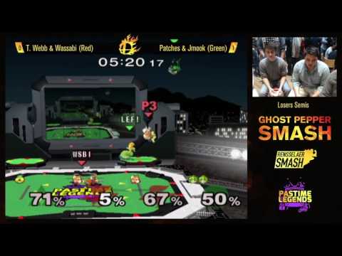 Ghost Pepper Smash 2v2 LS: Jmook + Patches (Green) vs T. Webb + Wassabi (Red)