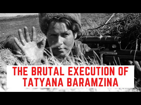 The BRUTAL Execution Of Tatyana Baramzina - The Woman Soviet Sniper