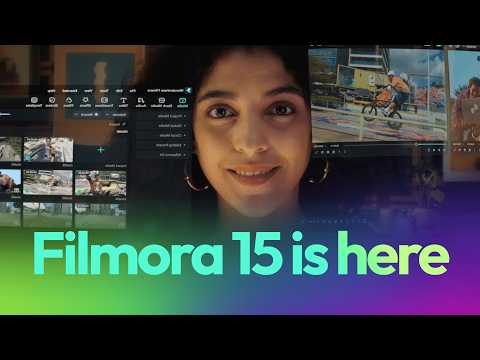 Filmora 15 — The Future of Effortless Video Editing | Powered by AI