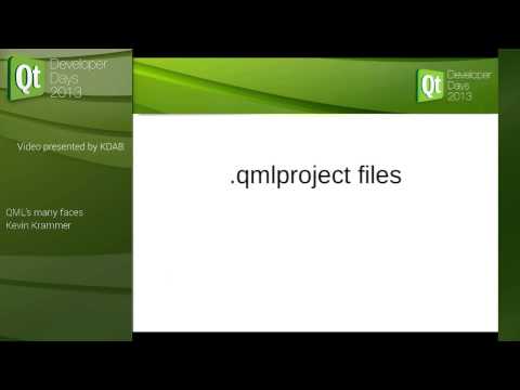 QtDD13 - Kevin Krammer - QML's many faces