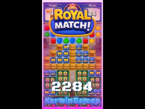 Royal Match Level 2284 - No Boosters Gameplay