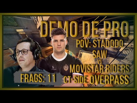 [PT] zorlaK Analisa: PoV STADODO - SAW vs MOVISTAR RIDERS - OVERPASS (CT-SIDE) [Demo de Pro]