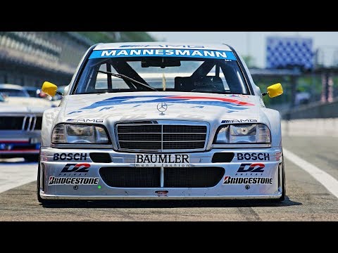 Mercedes-Benz C-Class DTM "D2"(1994) driven by Bernd Schneider - Two 90s Legends at Monza Racetrack!