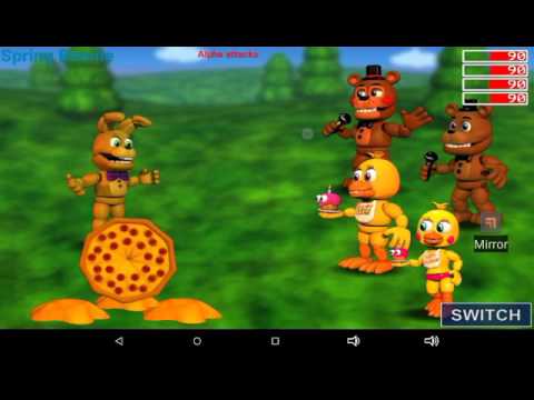 Fnaf World How To Unlock Nightmare Bb Update 2 - fnaf world foxy fighters a rank