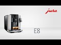 JURA Kaffeevollautomat E8 Piano Withe (SC)