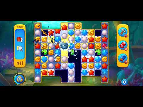 Fishdom level 11899 no boosters フィッシュダム ノーマル