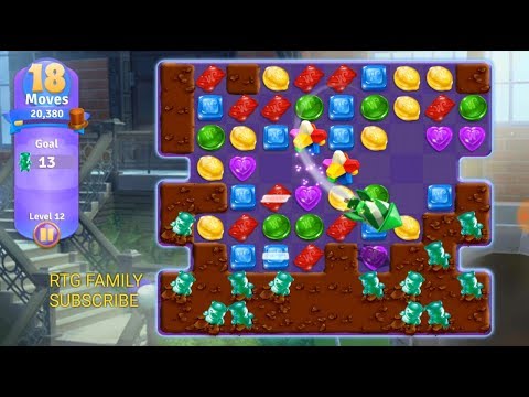 NEW Zynga wonka chocolate match 3 game level 12