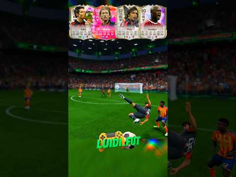 Modric x Kaka x Seedorf x Pirlo no Milan #gameplay #eafc