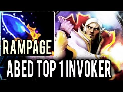 Abed [Invoker] - Playing Better SumiYa RAMPAGE WTF Dota 2